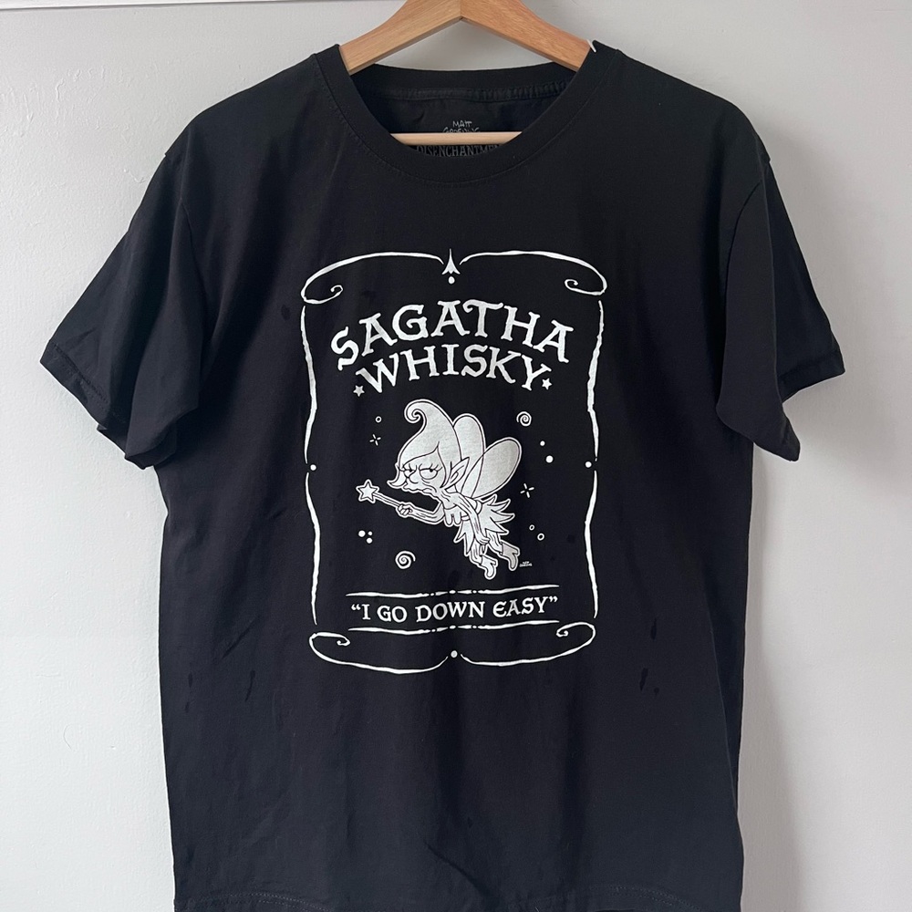 Disenchantment Officially Licensed Tee, Sagatha Whiskey, size M